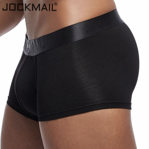 JOCKMAIL New sexy men underwear boxer solid boxershorts men Modal Soft Underpants Shorts men trunks cuecas Gay male panties ► Photo 1/6