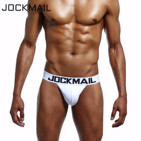 JOCKMAIL brand mens bikini underwear cotton classic basics sexy men briefs U Convex calzoncillos hombre cueca gay men Underpants ► Photo 1/6