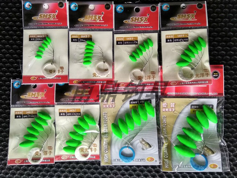 5packs Seven-star Oval Float Mini fluorescence Fishing Float Easy Use Floater Fishing Tackle Accessory A190 ► Photo 1/3