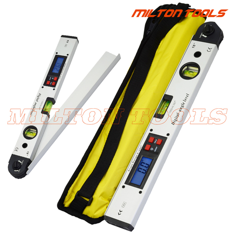 High quality 400mm/16inch Digital angel Level LCD display digital Protractor level spirit level Angle Finder ► Photo 1/6