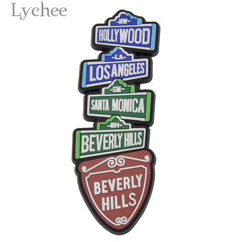 Lychee Life Hollywood Funny Rubber Fridge Magnet Creative 3D Refrigerator Magnet Tourist Souvenirs Home Decoration ► Photo 1/5