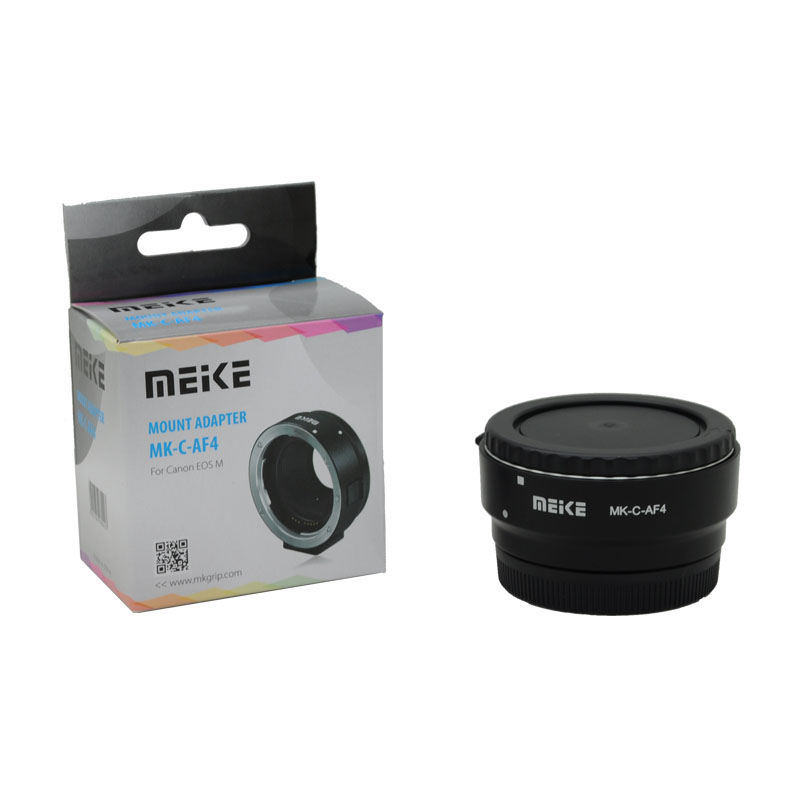 Meike MK-C-AF4 Meike Electronic Auto Focus Adapter for Canon EF EF-S lens to EOS M EF-M mount ► Photo 1/6