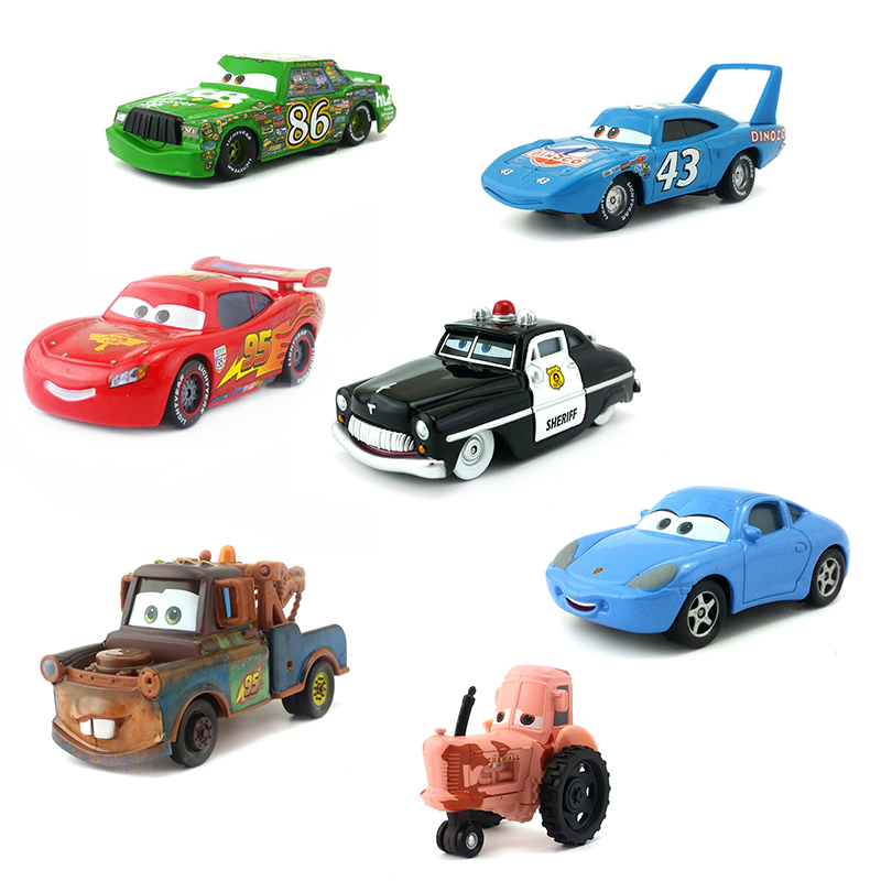 Disney Pixar Cars McQueen Tractor King Toys Model Car 1:55 Loose Kids Boys Gift 
