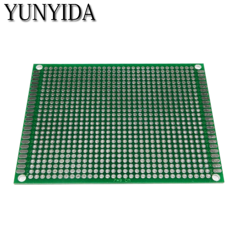 98-16 free shipping 2pcs 7x9cm  Double Side Prototype PCB Universal Printed Circuit Board ► Photo 1/1