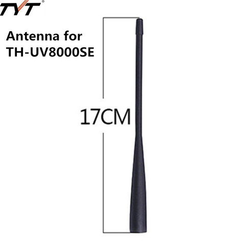 Original TYT Dual Band 136-174/400-520MHz UHF/VHF SMA-Male 17.2cm/6.7inch Antenna for TYT TH-UV8000D TH-UV8000E Walkie Talkie ► Photo 1/5