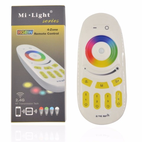 Mi boxer Mi.Light 2.4G RF 4-Zone Wireless 4-zone RGBW RF Remote Controller Single Color LED Dimmer RGBW RGB WW/CW LED Controller ► Photo 1/6