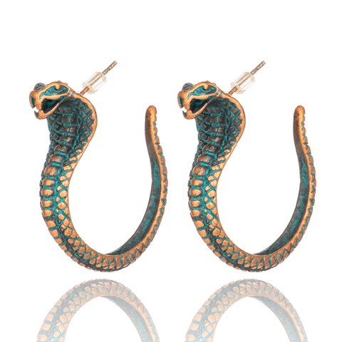 India Ethnic Cobra Dangle Drop Earrings for Women Female 2022 New Bohemian Trendy Party Earring Hanging Jewelry Accessories Gift ► Photo 1/6