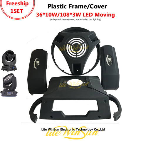 Litewinsune Freeship 1SET Plastice Cover 36*10W 108x3W LED Moving Head Lighting Housing Frame ► Photo 1/3
