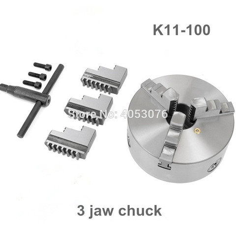 New 3 Jaw Manual Lathe Chuck 100mm 4