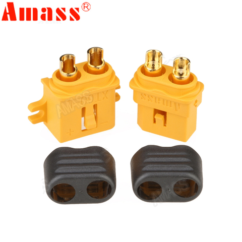 10 x Amass XT60L XT60-L Connectors plugs With Sheath Housing Male & Female spare parts for DIY RC Models (5 Pair ) ► Photo 1/5