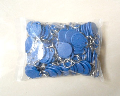 100pcs  NFC Tag ISO14443A 13.56Mhz Rfid Tags Keyfob Rewritable Compatible MF S50 ► Photo 1/6