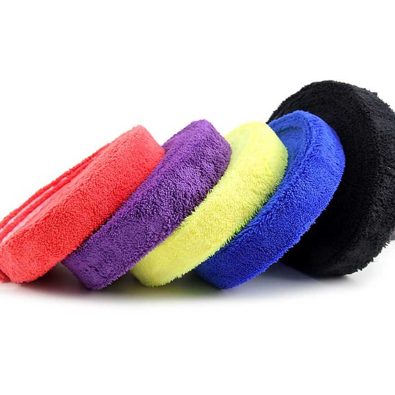 1 Reel 10M Towel Glue Grip Badminton Tennis Racket Non-Slip Sweat Band Grip Tape 