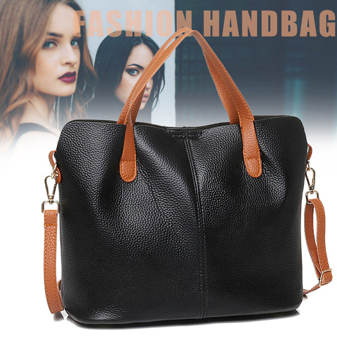 2022 Bags for Women 2 in 1 PU Leather Shopper Tote Bag Large Shoulder Bags Crossbody Bag Best Sale ► Photo 1/1