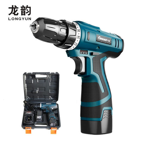 Longyun 16.8V Lithium Battery Electric Drill Shurik Charging electric Screwdriver Cordless drill Torque drill driver Power Tools ► Photo 1/6