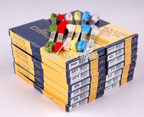 French DMC Floss Embroidery Floss Thread Yarn--447 Pieces Old Colors + 16 Pieces New Colors ► Photo 1/5