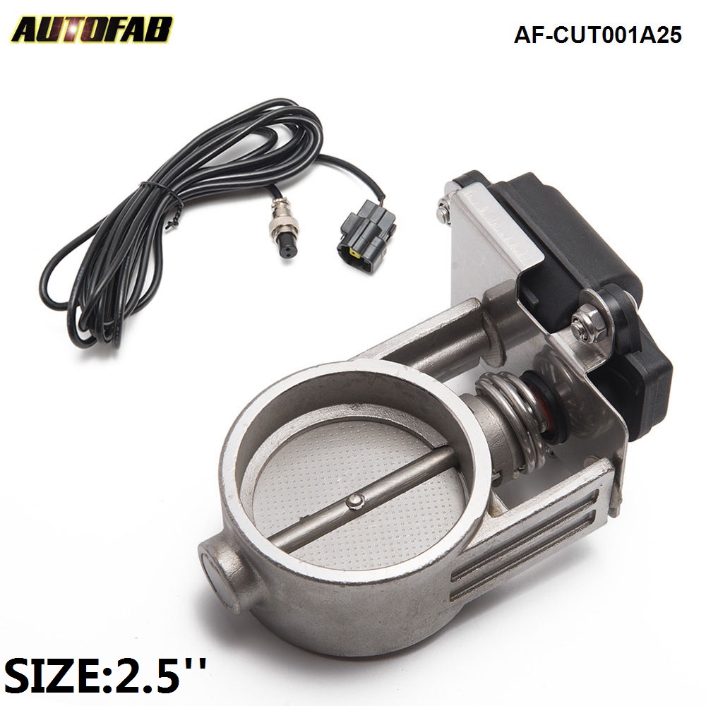 2.5'' 63mm exhaust system control valve two valve valve valve downpipe FR