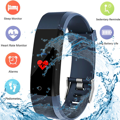 Smart bracelet pedometer step counter calorie Fitness Smart watch  walk tracker Men Women health Blood Pressure Wristband ► Photo 1/6