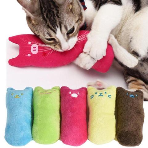 Funny Interactive Crazy Cat Toy Pet Kitten Chewing Toy Teeth Grinding Catnip Toys Claws Thumb Bite Cat mint For Cats Cat Toys ► Photo 1/6
