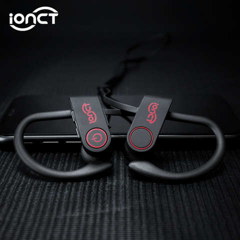 iONCT IPX7 Waterproof 5.0 Bluetooth earphone Noise Cancelling HiFi Stereo wireless earphones headphone Sports Earbuds for phone ► Photo 1/6