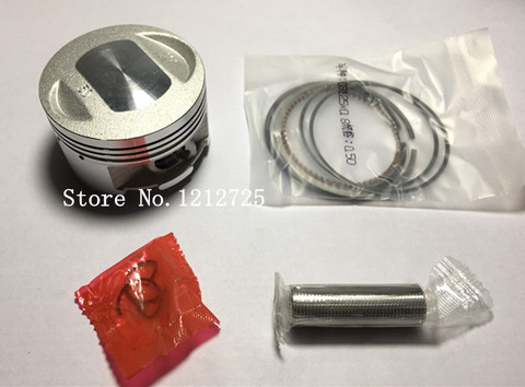 Motorcycle engine cylinder piston fittings CG125 CG 125 Piston ring Piston size +0.5(57mm) pin 13mm  ► Photo 1/1