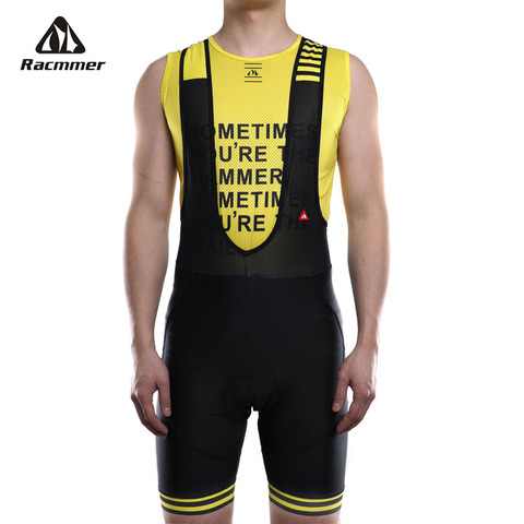 Racmmer 2022 Mens Cycling Bib Shorts Summer Coolmax 8 Colors 5D Gel Pad Bike Bib Tights Mtb Ropa Ciclismo Moisture Wicking Pants ► Photo 1/6