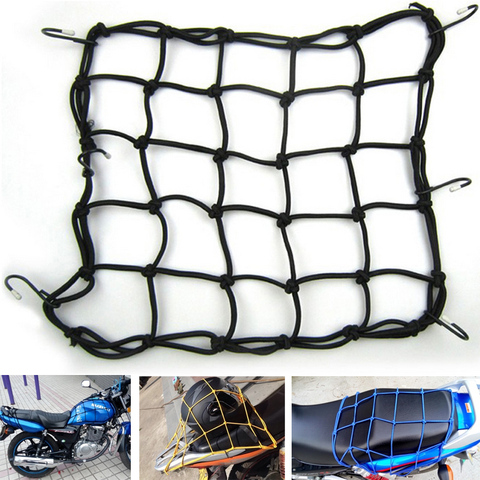 Hot Sale High quality Universal Bungee Cargo Net for Motorcycle Bike ATV Offroad Board GoCart accessories Helmet / Fuel tank Net ► Photo 1/6