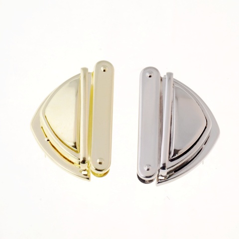 Free Shipping-5 Sets Gold Tone/ silver tone Handbag Bag Accessories Purse Twist Turn Lock 34x52mm J3390 ► Photo 1/4