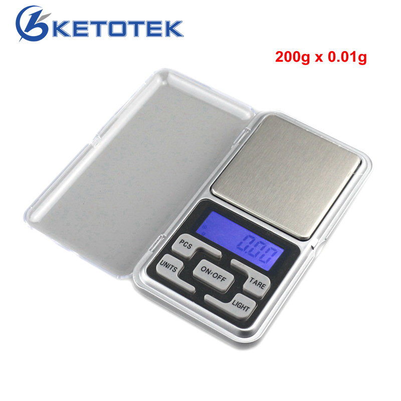 200g/0.01g Digital Pocket Scale Weed Jewelry Scale Electronic Scales Weight  Balance - Price history & Review, AliExpress Seller - KETOTEK Meter Store
