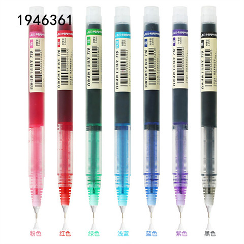High quality T16 Transparent Large ink cartridge  Gel Pens Fine Nib Student School Office Stationery Roller Ball Pen New ► Photo 1/6
