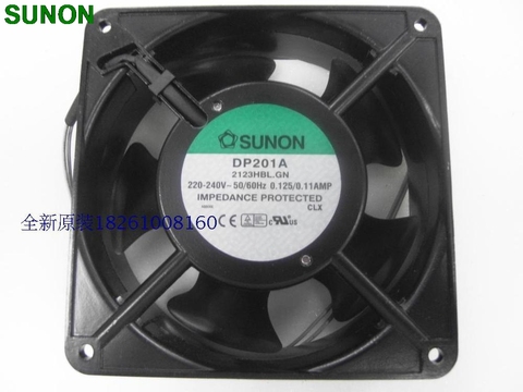 For Sunon DP201A 2123HBL.GN  12CM 120*120*38MM 12038 1238 220V wire type ► Photo 1/1