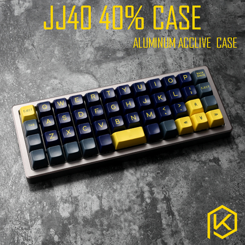 Anodized Aluminium case forjj40 40% custom keyboard acrylic panels acrylic diffuser can support jj40 acclive case support planck ► Photo 1/6