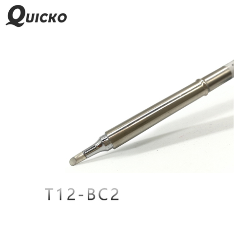 QUICKO T12-BC2 Welding Tools solder iron tips  welding heads  70W for FX9501 T12 Handle 7s melt tin ► Photo 1/3