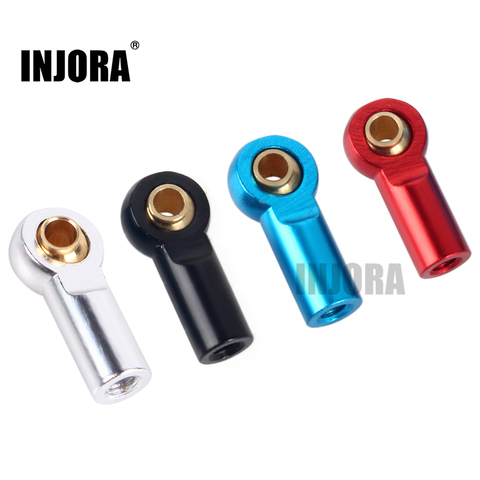 INJORA 10Pcs Metal M3 Link Tie Rod End Ball Joint for 1/10 RC Car Crawler AXIAL SCX10 D90 D110 Tamiya CC01 ► Photo 1/6