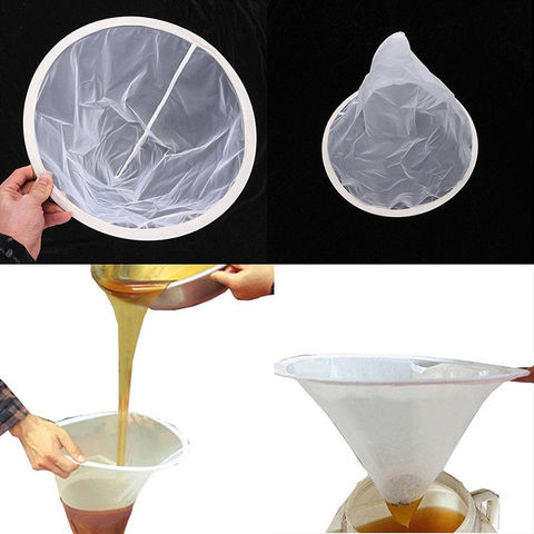 Ultra-fine funnel-shaped honey Strainer Net impurity filter cloth for beekeeping special tools Garden supplies apiculture ► Photo 1/6