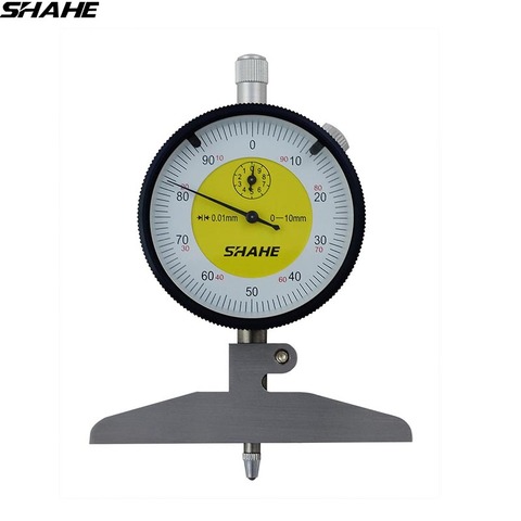 0-100 mm dial depth gage with harden alloy measuring head dial gauges depth indicator measuring instrument ► Photo 1/1