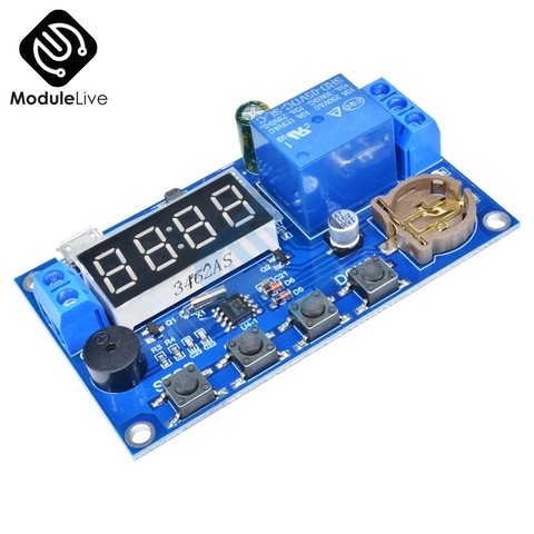 Real-time Timing Switch Relay Module Control Clock Synchronization Delay Timer Controller Board Wide Voltage Power Supply DC 5V ► Photo 1/6