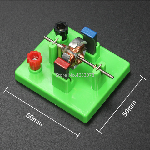 1pc Physics Study Aids Physical Optical Experiment Instrument Dc Motor Model School Circuit Direct-current Motor Model With Fan ► Photo 1/6