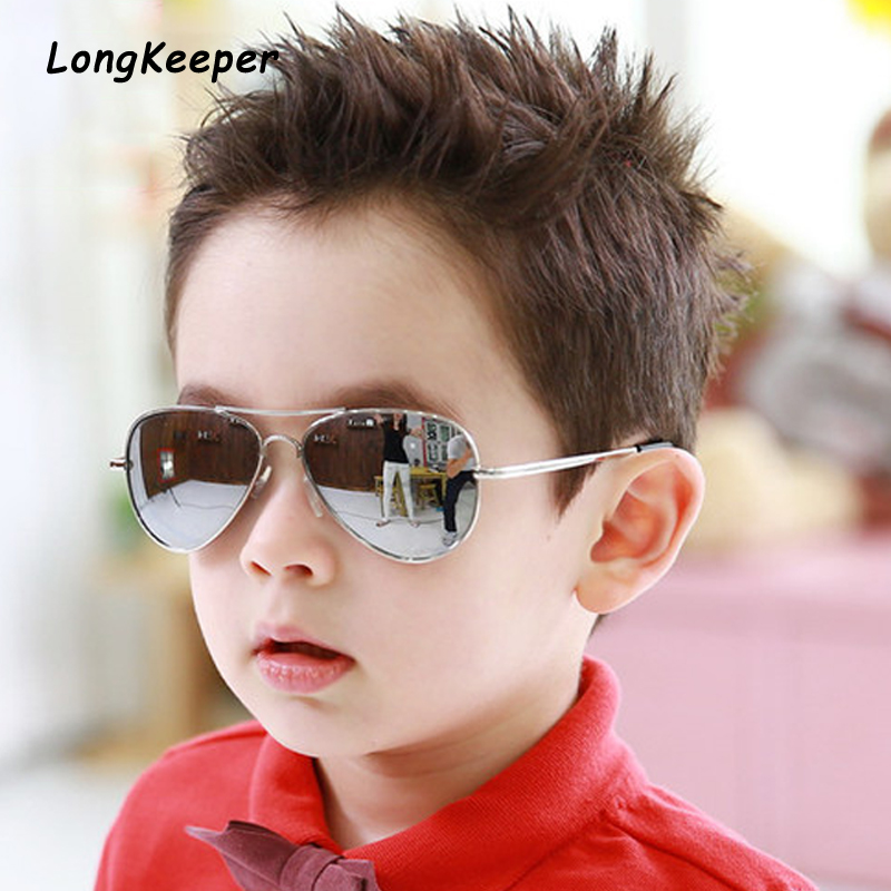 OnlyAmazing Kids Metal Aviator Sunglasses UV Protection Glasses Mirrored Lens Eyewear Age 5-12 