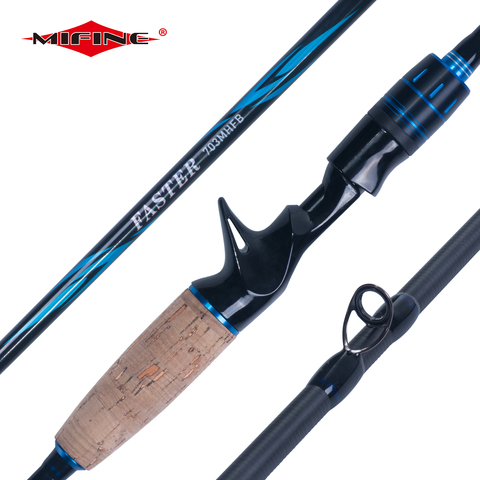 MIFINE FASTER CASTING and SPINNING 1.8M 2.1M 2.4M 3 Section Lure Ultra Light FAST High Carbon Fishing Rod 7-28g M/MH Line 6-20LB ► Photo 1/6