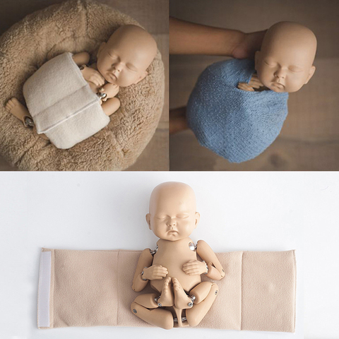 Newborn Photography Wraps Studio Photo Accessories Baby Shaped Wrap Cloth Binder Auxiliary Props Adjustable Posing Belt ► Photo 1/6