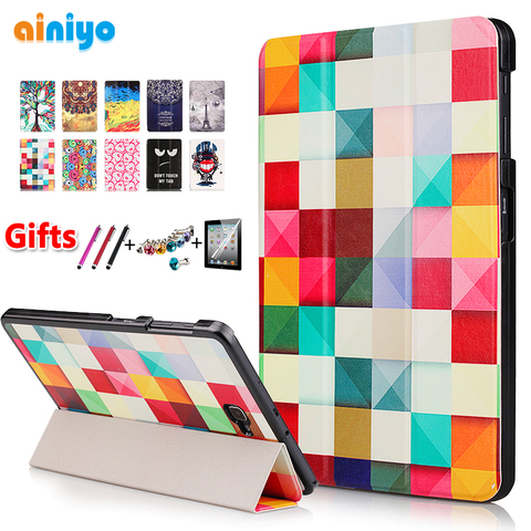 High quality PU Case Cover for Samsung Galaxy Tab A6 10.1 2016 T585 T580 SM-T580 T580N Case + Screen Protector gifts ► Photo 1/6