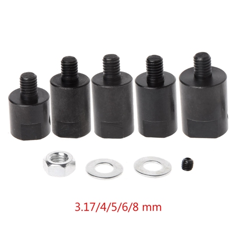 1 set 3.17/4/5/6/8mm Axle Motor Shaft Coupler Sleeve Saw Blade Coupling Chuck Adapter ► Photo 1/6