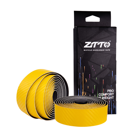 ZTTO Road Bike Bar Tape Handlebar EVA PU Tape High Quality Durable Shock-Proof Roadbike High Toughness Bartape With Bar Plug BD3 ► Photo 1/6
