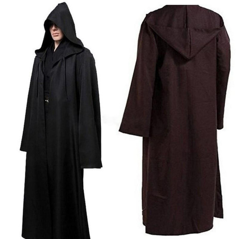 Men Soft Star War Bath Robe Jedi Hooded Bathrobe Cloak Halloween Cosplay Costume ► Photo 1/4