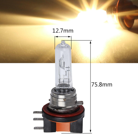 1Pcs H15 Car Headlight Halogen Light Bulbs PGJ23T1 12V 15/55W 4300K HID Yellow Car Headlights Bulb 12V Car Fog Light Bulbs ► Photo 1/6