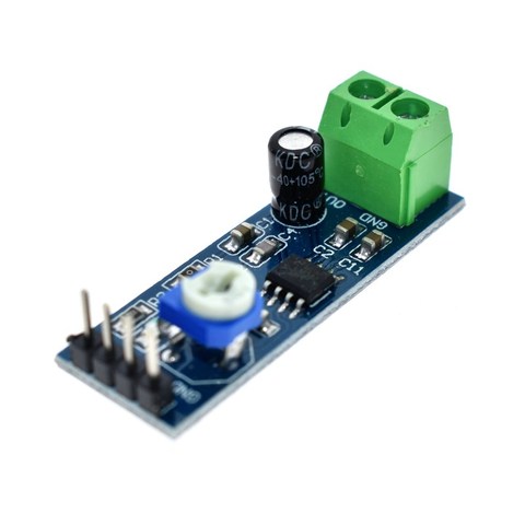 LM386 audio power amplifier module 200 times gain amplifier board mono power amplifier 5V-12V Input ► Photo 1/6