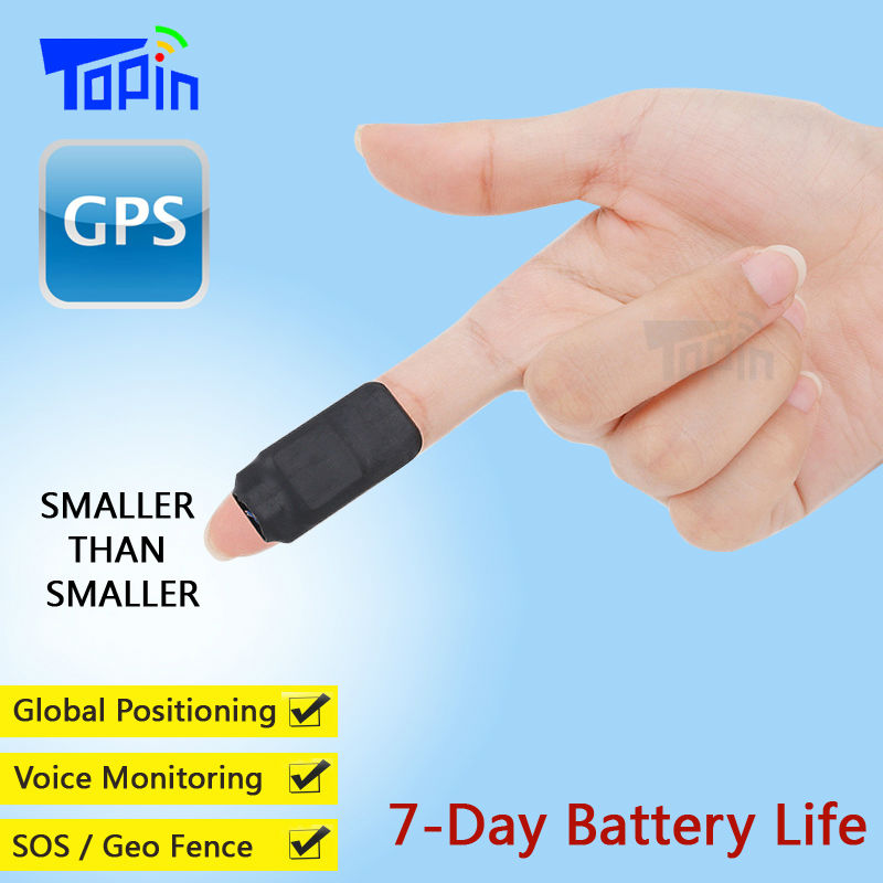 Topin Mini GPS Tracker D3 Hidden LBS Locator GSM Voice Recorder