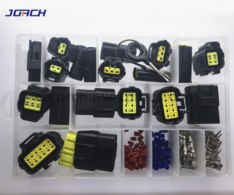 226 Pcs 1.8mm AMP Tyco Waterproof plug Electrical Wire Connector Sets Kits with Crimp Terminal and rubber seals ► Photo 1/2