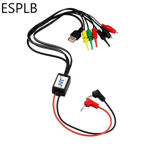 ESPLB Power Current Tester Data Cable Mobile Phone DC Supply Cord for iPhone/Sony/Samsung with USB Output ► Photo 1/6