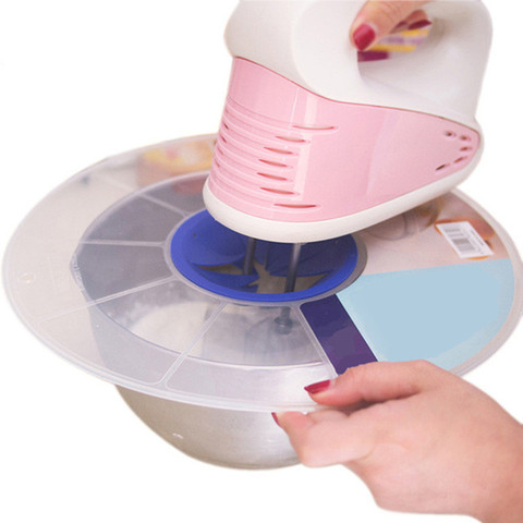 Whisking cover - splatter guard for baking and cooking